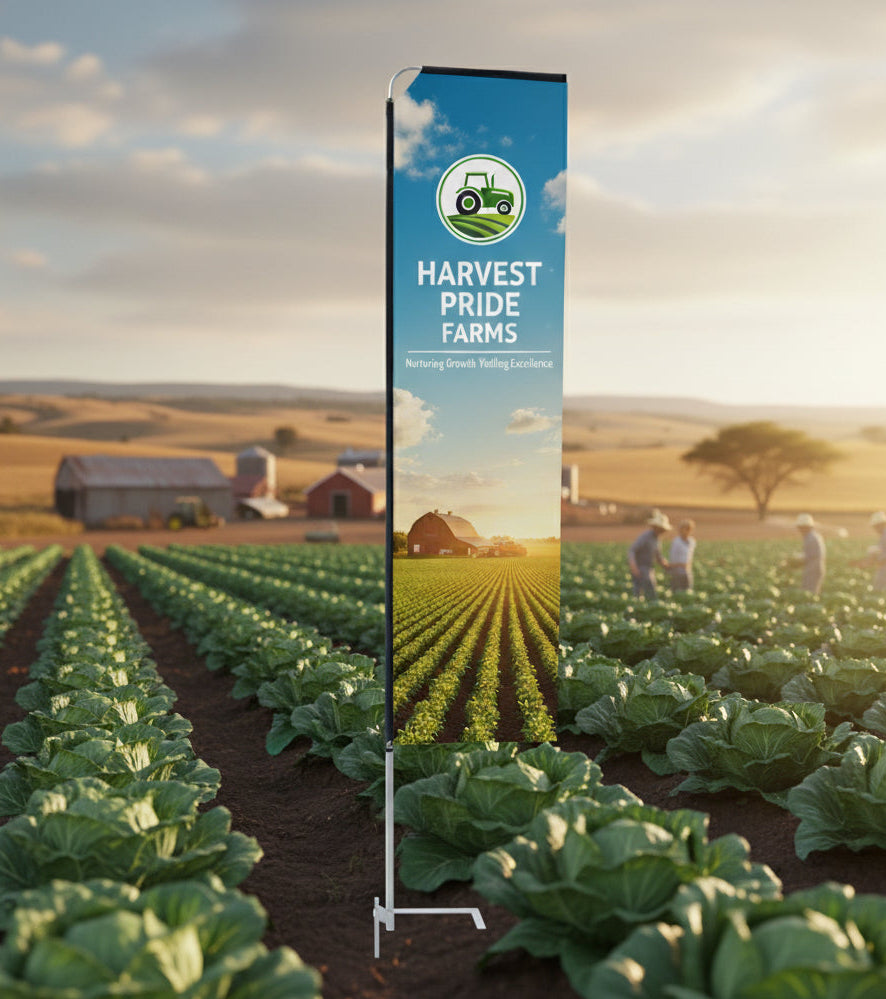 TELESCOPIC BANNER Double sided