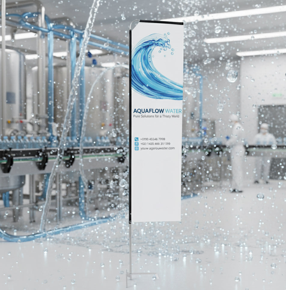 TELESCOPIC BANNER Double sided
